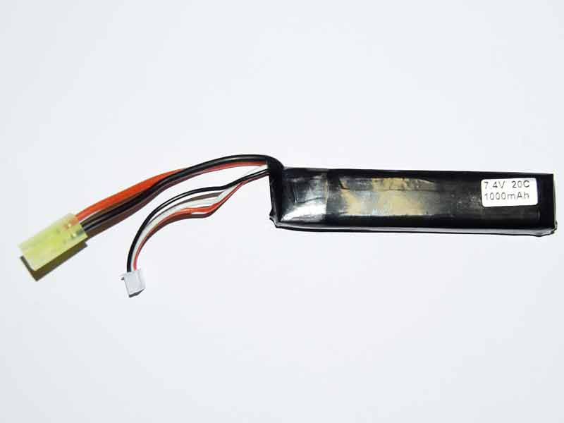 Li-Pol baterie X-Cell 7,4V 1000mAh, 20C - Stick (buffer)