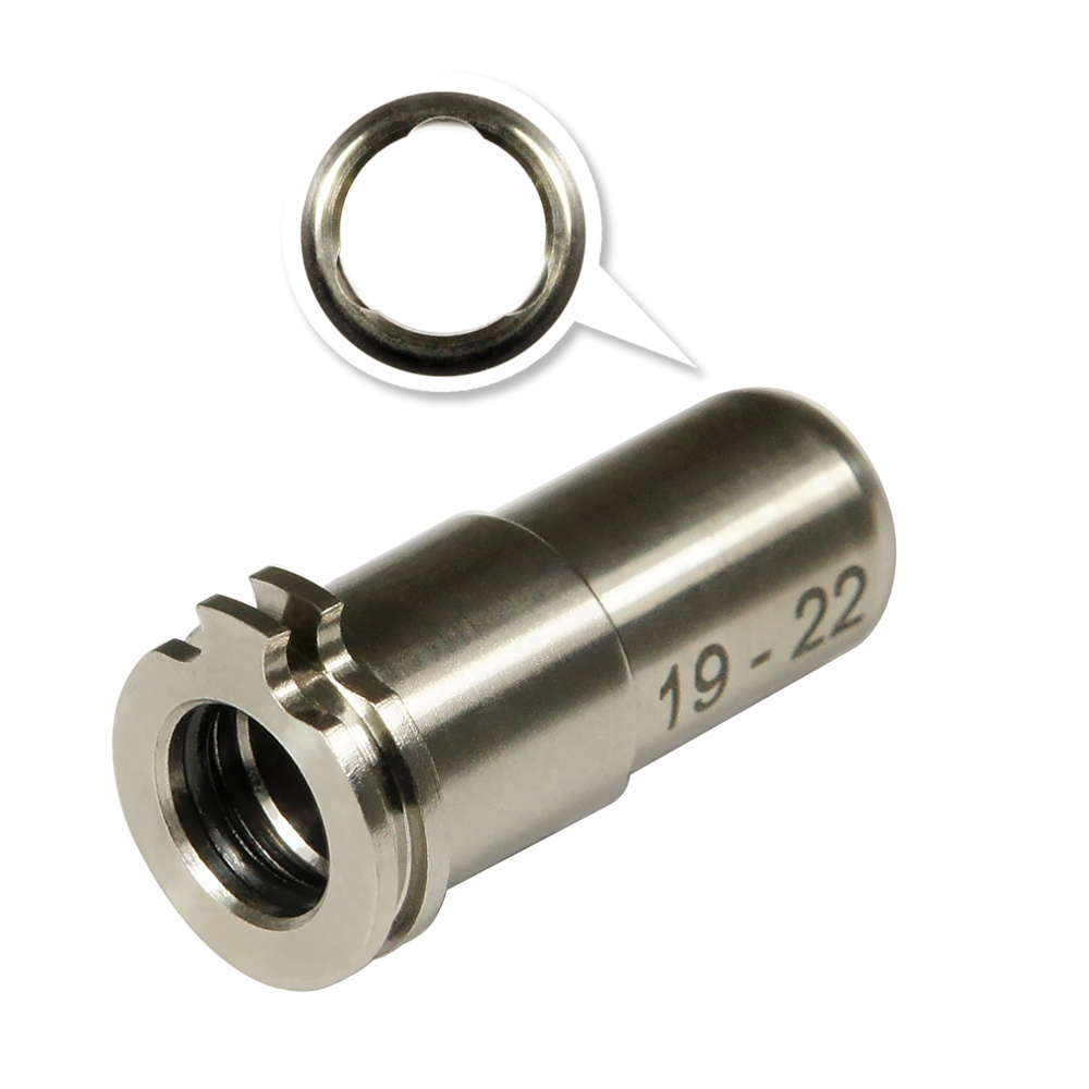 CNC titanová nastavitelná tryska 19mm - 22mm