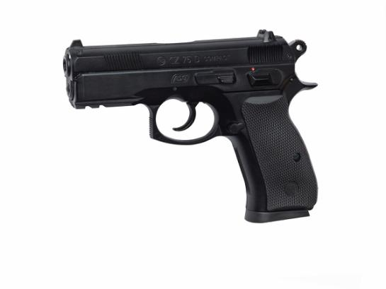 ASG CO2 pistole CZ 75D Compact GNB (pevný závěr) - Černá