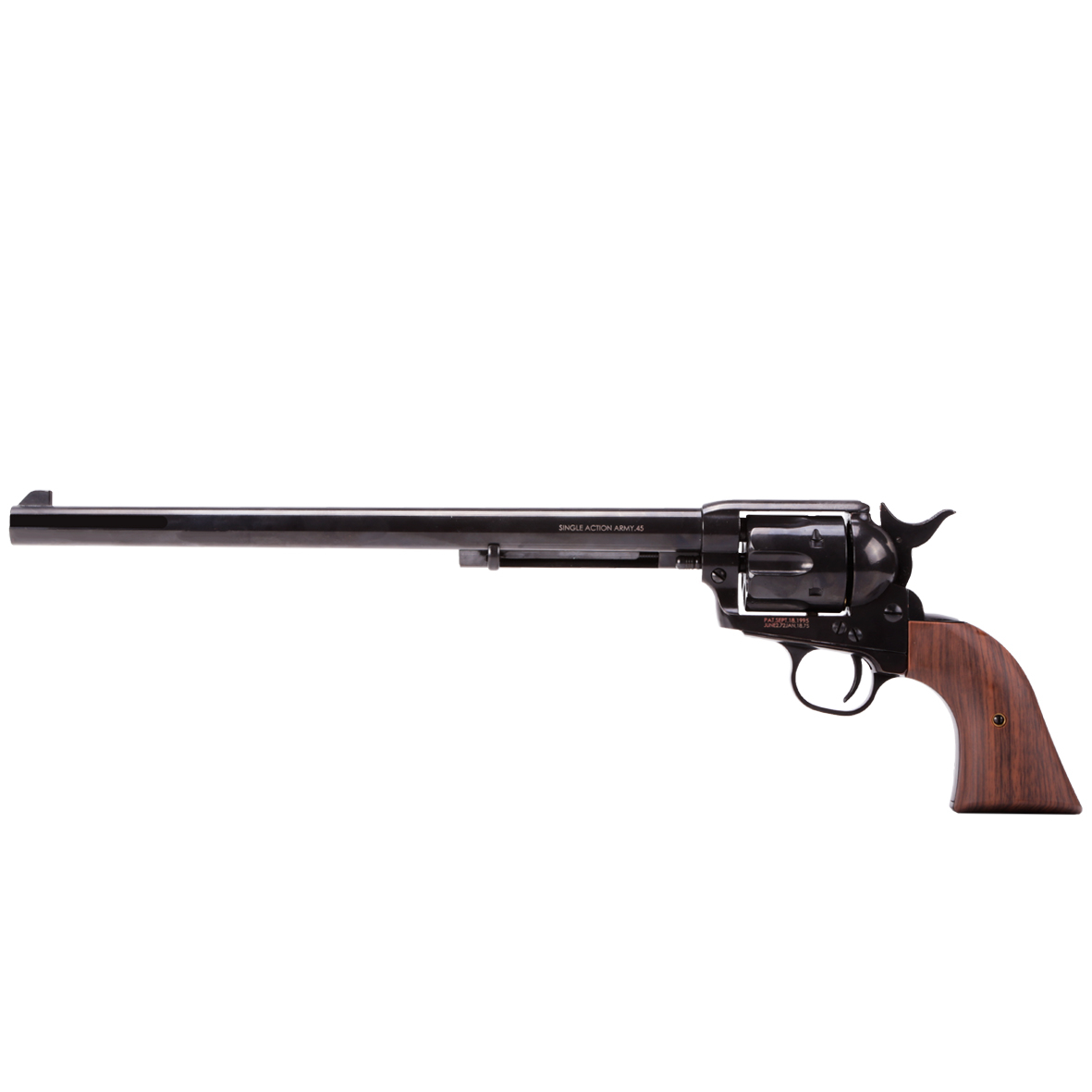 King Arms SAA .45 Peacemaker Revolver L 11" (Electroplating Black) - ver.2