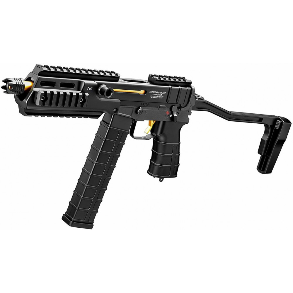 TM elektrický AEP samopal Scorpion Mod.M - Černá/zlatá