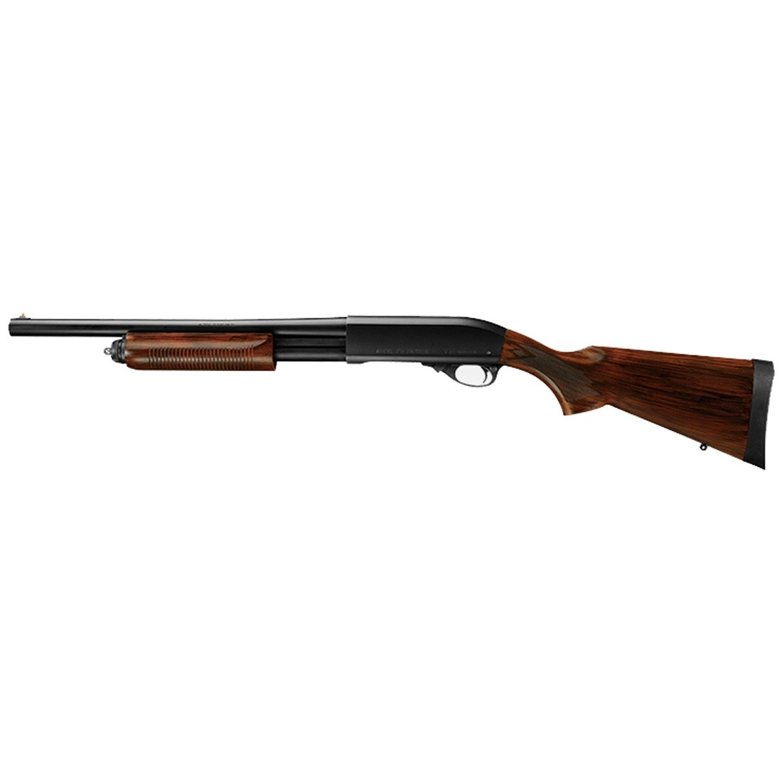 TM plynová GNB brokovnice M870 Tactical, 3/6 ran - Černá/imitace dřeva