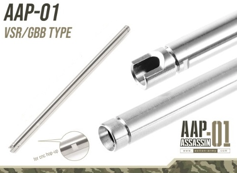 AA precizní vnitřní hlaveň AAP-01 GBB, 6,03 mm - 212 mm