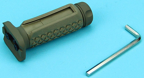 Keymod Rubber taktická rukojeť s prostorem pro spínač, písková