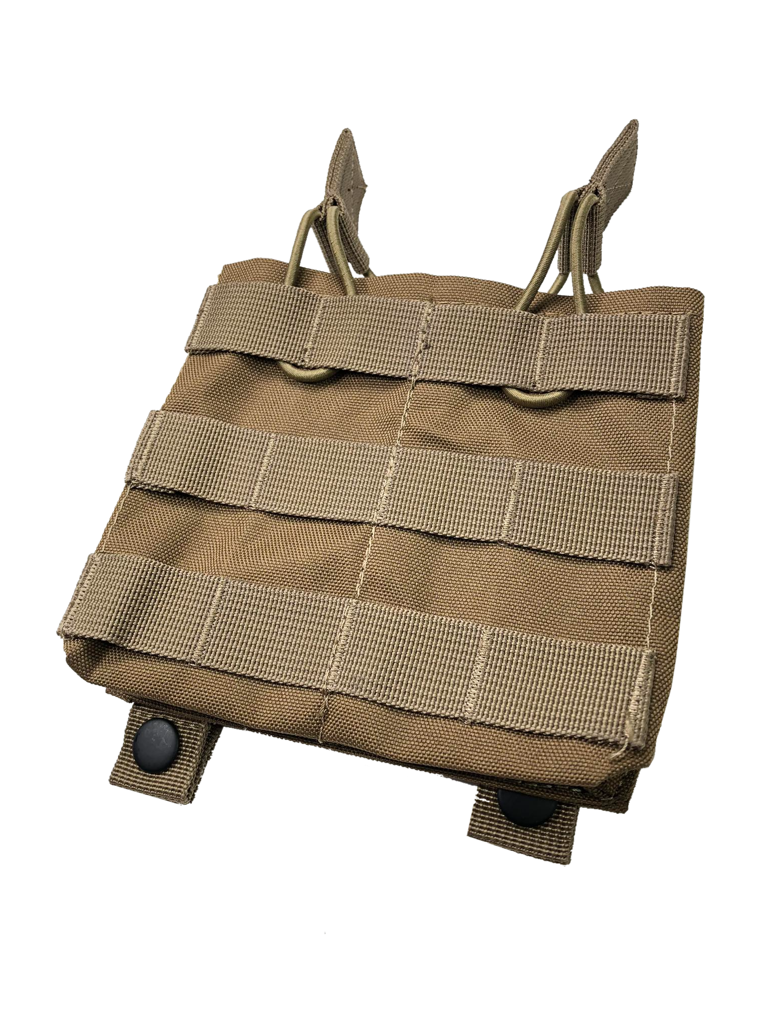 Invader Gear Sumka MOLLE na dva zásobníky M4/M16 otevřená - Coyote