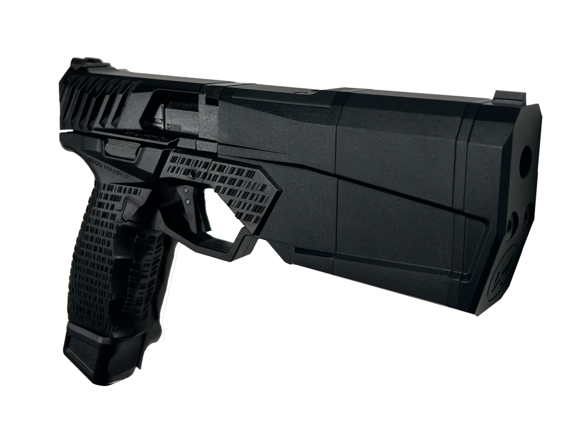 Krytac SilencerCo Maxim 9 (CO2) - blowback - Černá