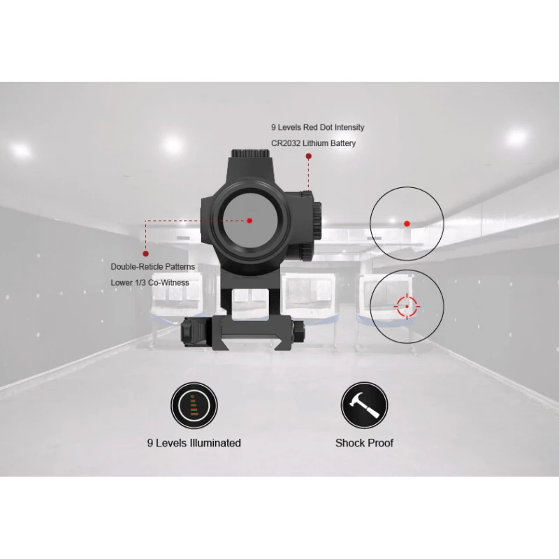 Maverick-II Plus 1x22, DBR - Black | Airsoft Shop