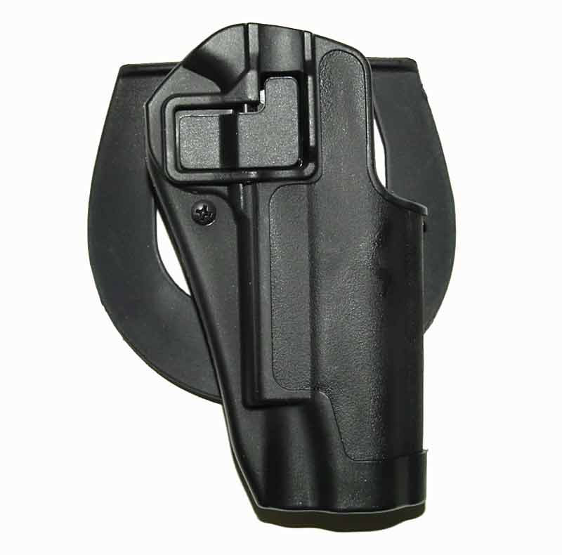 FMA Opaskové plastové pouzdro - holster pro M1911, černé