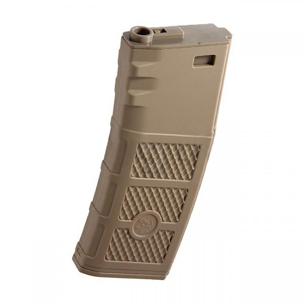 Zásobník M4/M16 na 130 ran FROG, tlačný - pískový
