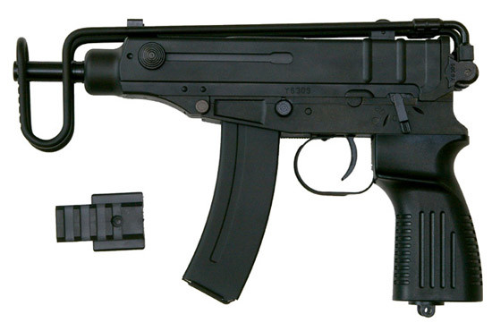 TM elektrický AEP samopal Scorpion Vz.61 - Černá