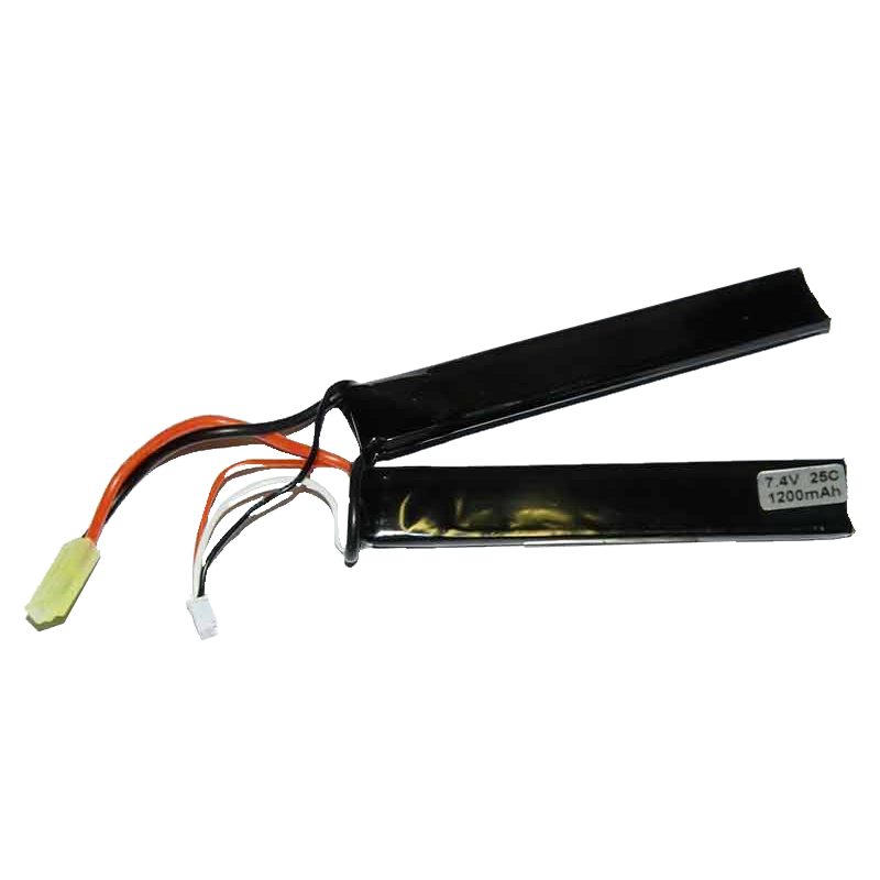Li-Pol baterie X-Cell 7,4V 1200mAh, 25C - Nunchuk (dvojdílná)