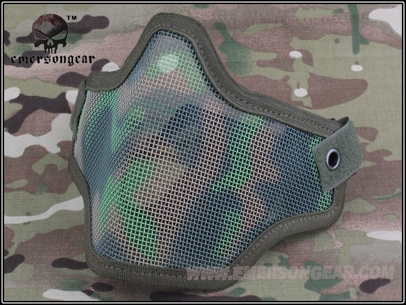 China Síťovaná ochranná maska, olivová - CAMO