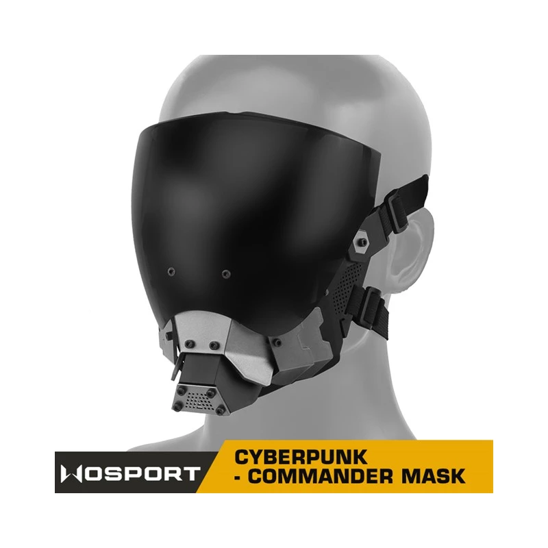 Achetez le masque Wosport Cyberpunk COS - Équipement