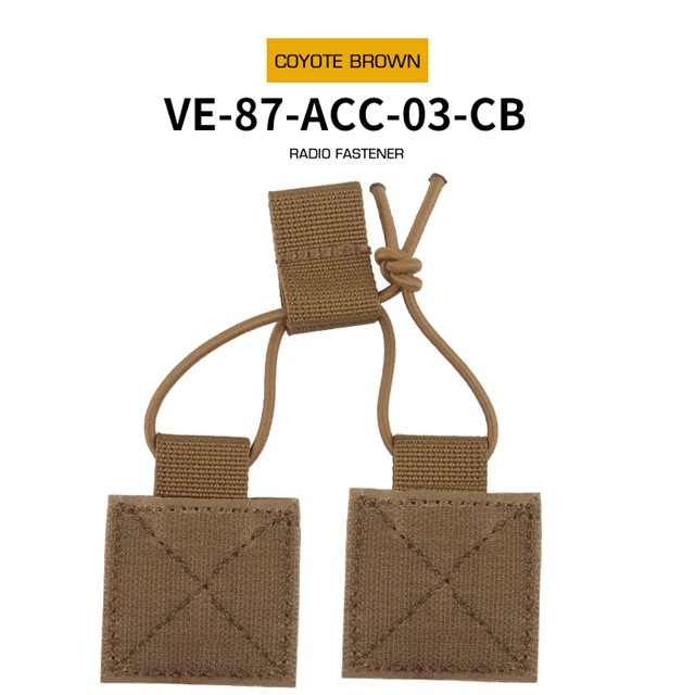 Wosport Gumička se suchým zipem na zajištění obsahu sumky - Coyote