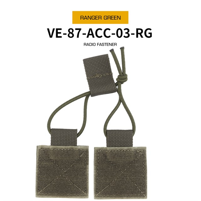 Wosport Gumička se suchým zipem na zajištění obsahu sumky - Ranger Green