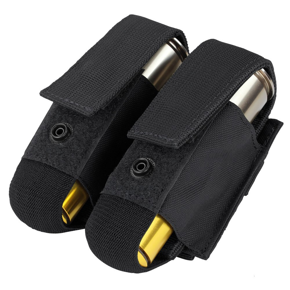 Condor dvojitá molle sumka na 40mm granáty - Černá