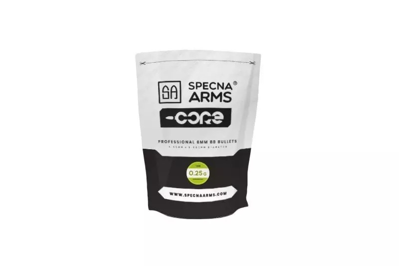 SA BIO kuličky CORE(TM) 0,25g, 4000 BBs (sáček) - Bílá