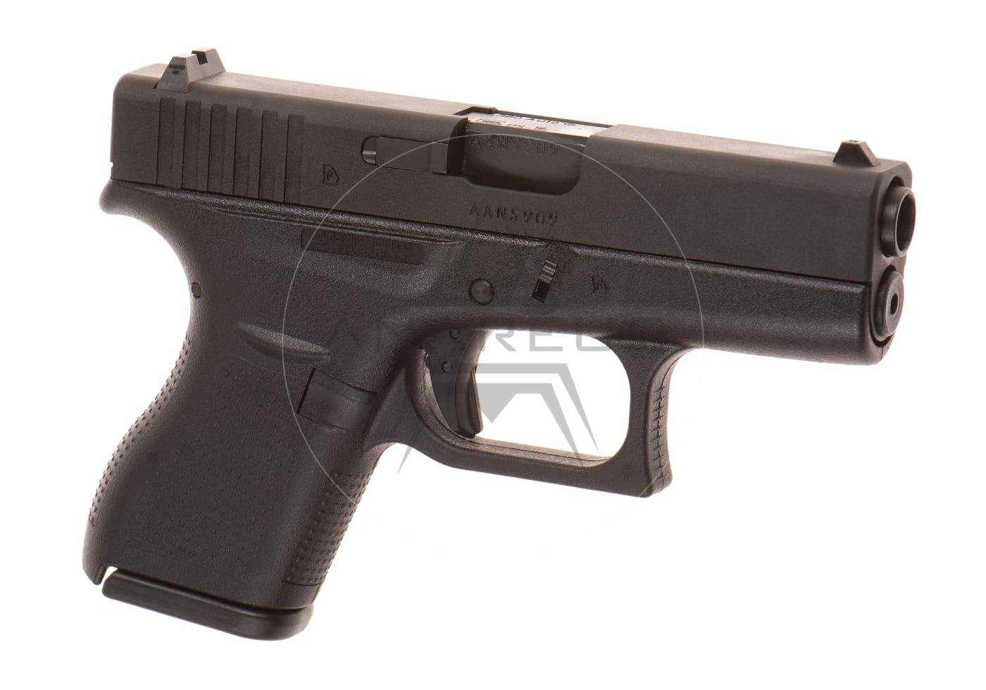 Levně UMAREX Glock 42 - kovový závěr, blowback - černý (Glock Licensed)