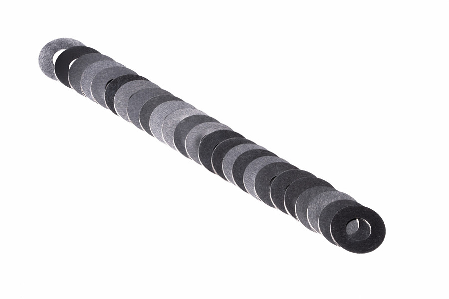 RetroArms INOX vymezovací podložky 0,1mm - Ø4mm - 25ks