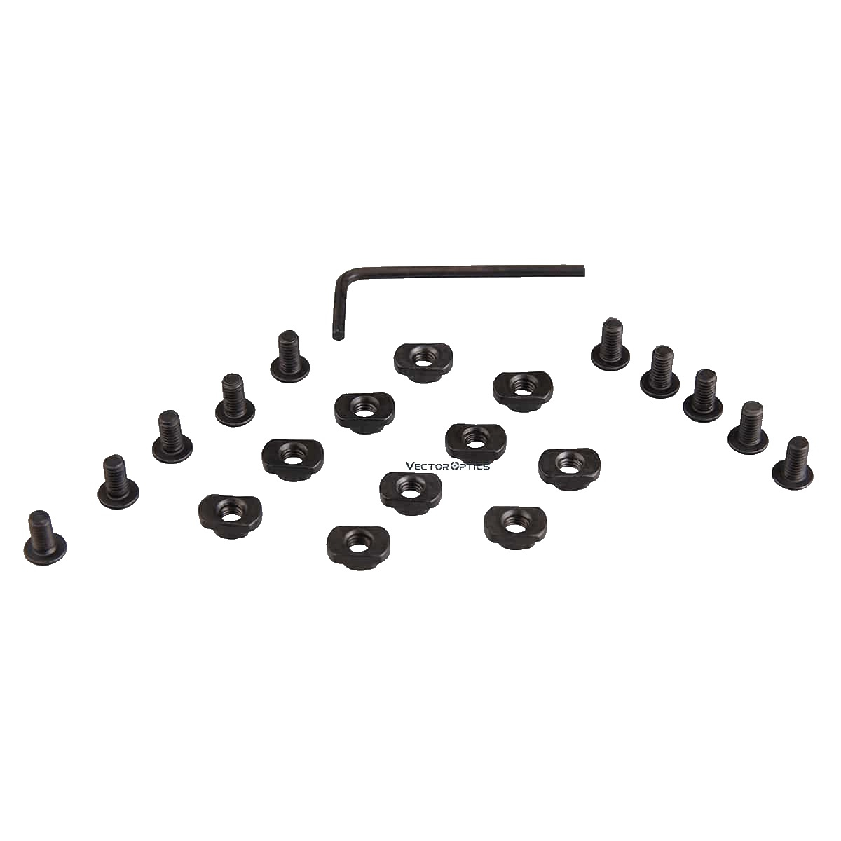 Vector Optics VO sada ocelových M-Lok šroubů a matic, 10 ks