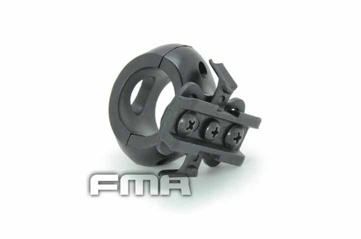 FMA ARC montáž na helmu pro svítilnu 25 mm - Černá