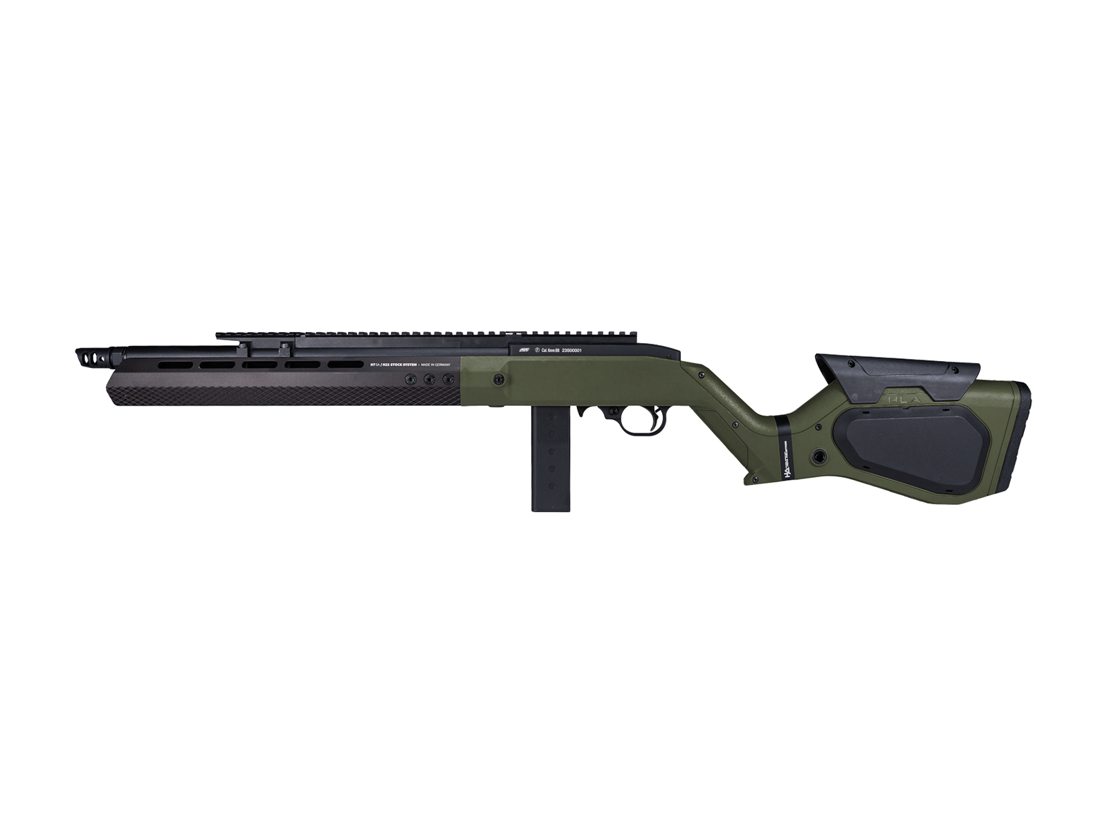 Levně ASG ASG plynová puška Hybrid Series H-22 STC GBBR - Zelená