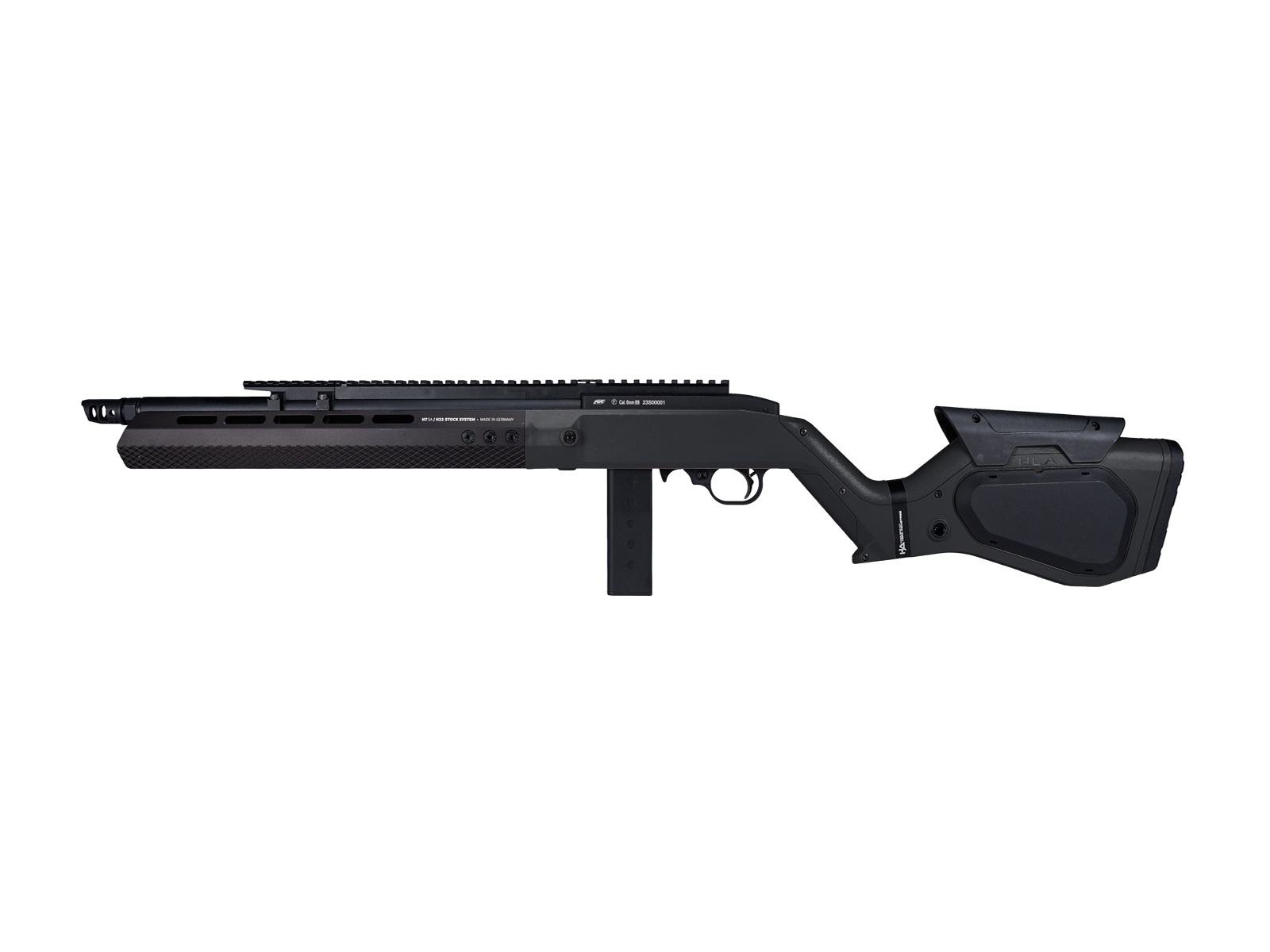 Levně ASG ASG plynová puška Hybrid Series H-22 STC GBBR - Černá
