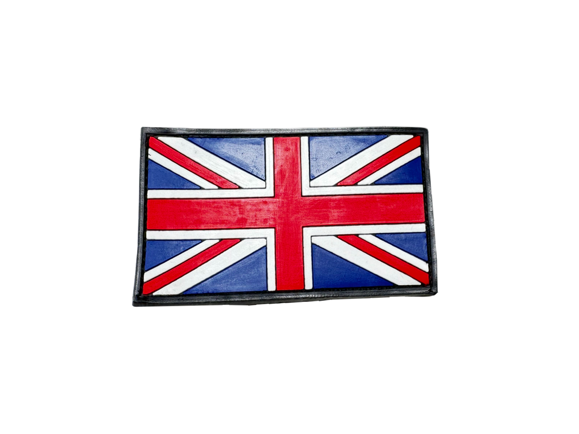 Levně Plastové 3D patche Patch PVC 3D gumový - vlajka Velká Británie - BAREVNÁ
