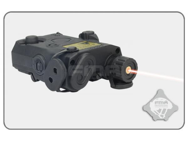 FMA Box na baterii AN/PEQ15 + červený laser, černý