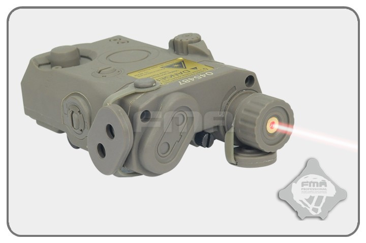 FMA Box na baterii AN/PEQ15 + červený laser, FG