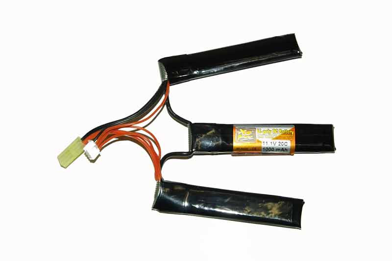Li-Pol baterie X-Cell 11,1V 1000mAh, 20C - Crane (trojdílná)