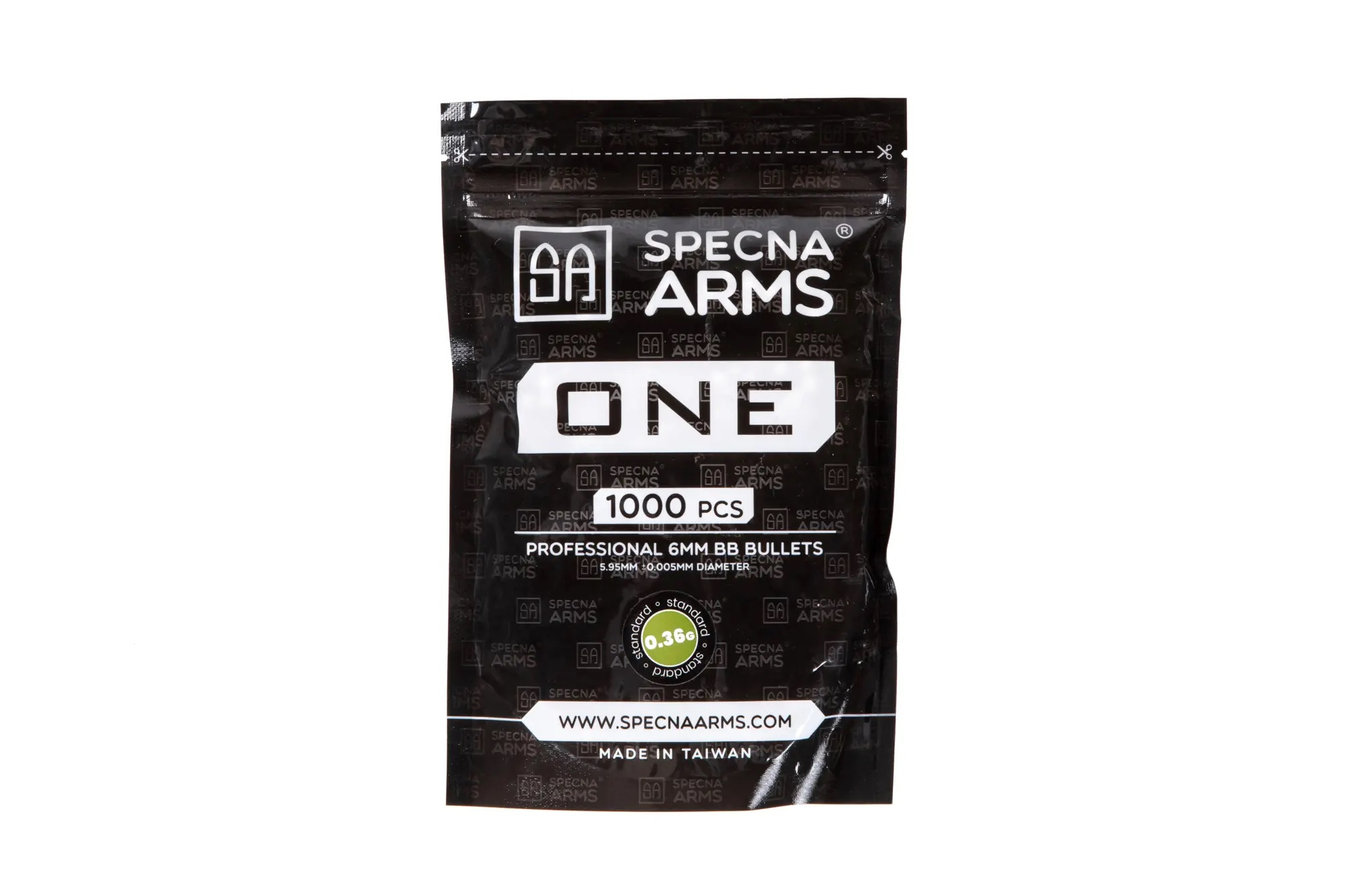Specna Arms SA kuličky ONE™ 0,36g, 1000 BBs  - Bílá