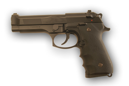 TM GBB plynová pistole Model M9 Tactical Master - Černá (bez ražení)