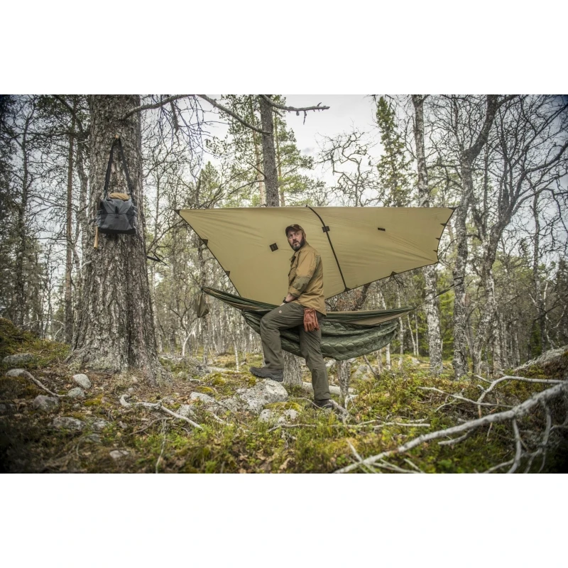 Produktbild von Helikon Tex Supertarp Helikon-Tex Supertarp 3x3 Meter Earth Brown | 19 Befestigungspunkte | Mehrzweckplane Für Camping & Outdoor Supertarp Sheet