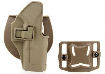 FMA Opaskové plastové pouzdro - holster pro Glock a M&P 9/MP9, pískové