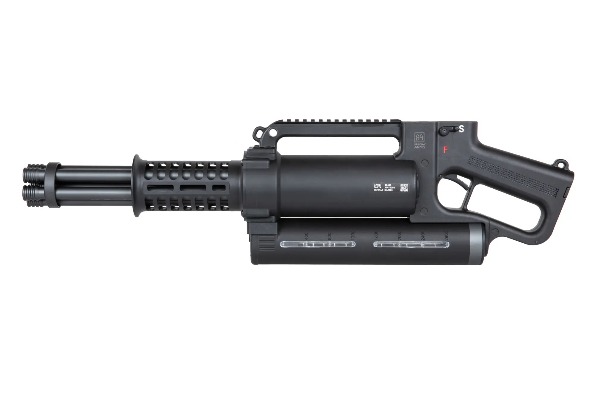 Specna Arms SA-M23 CORE(TM) mini rotační kulomet - Černá