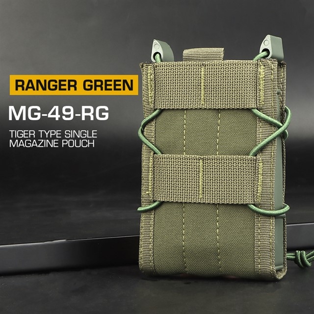 WST MOLLE sumka TIGER na zásobník M4 / AR15 (5.56) – Ranger Green