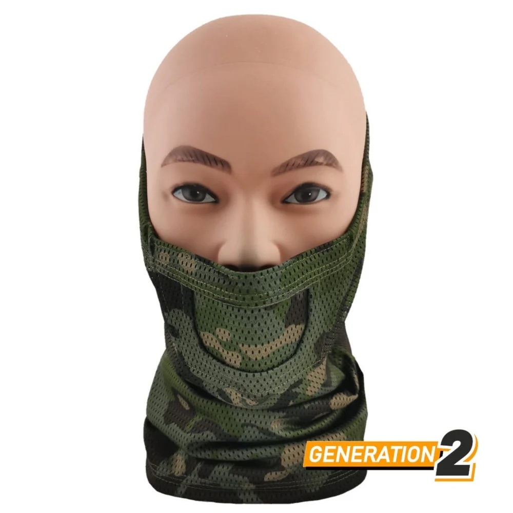 CYGNUS ARMORY Face Warrior nákrčník Gen2 - MC Tropic