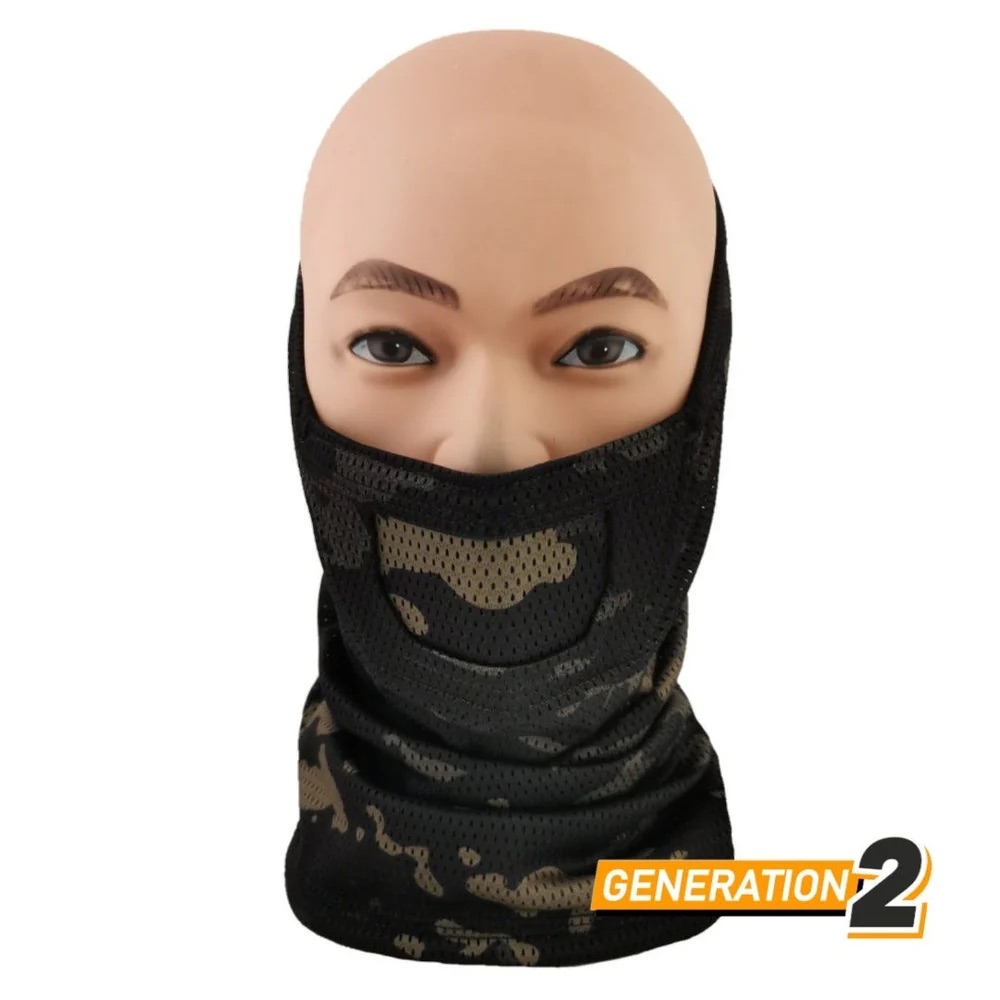 CYGNUS ARMORY Face Warrior nákrčník Gen2 - MC Black