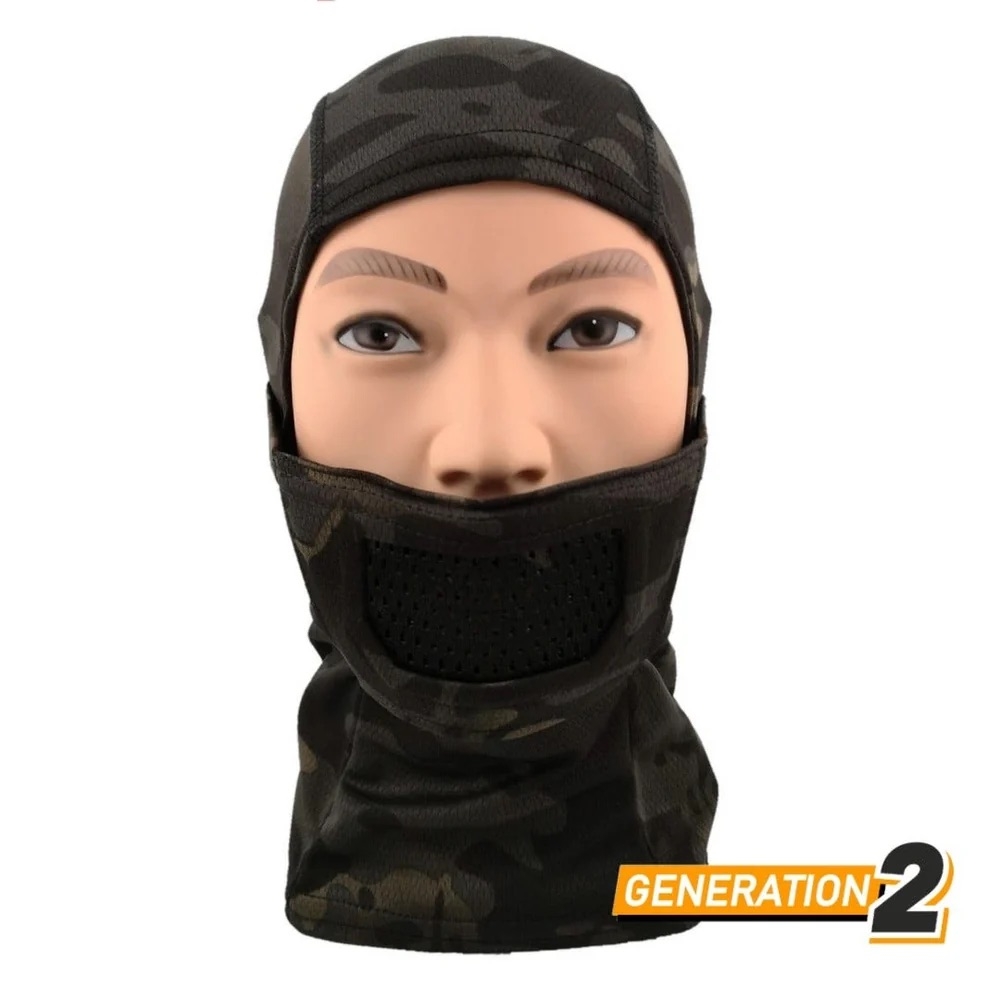 CYGNUS ARMORY Fullface Warrior kukla Gen2 - MC Black