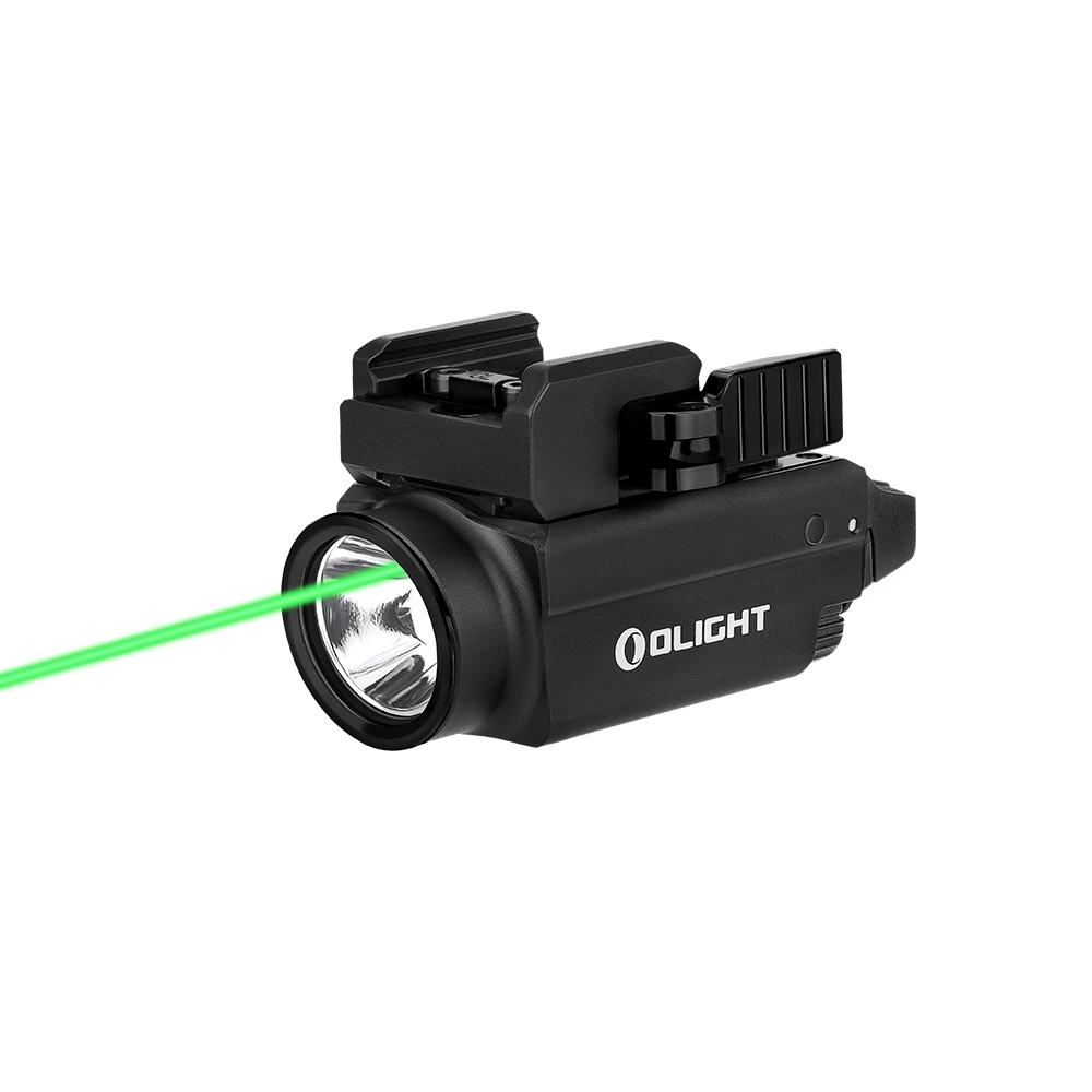 OLIGHT pistolová svítilna BALDR S (zelený laser) 800 lm - Černá