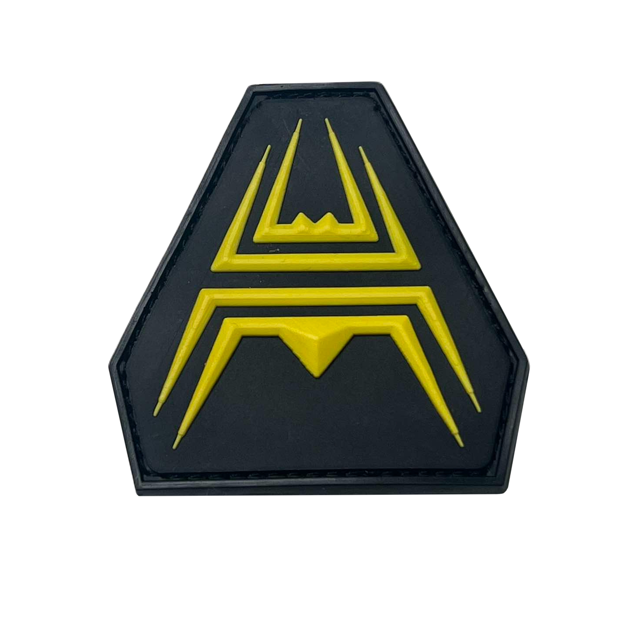 ANAREUS 3D nášivka DIAMOND Patch (50 mm) – Černá / žlutá