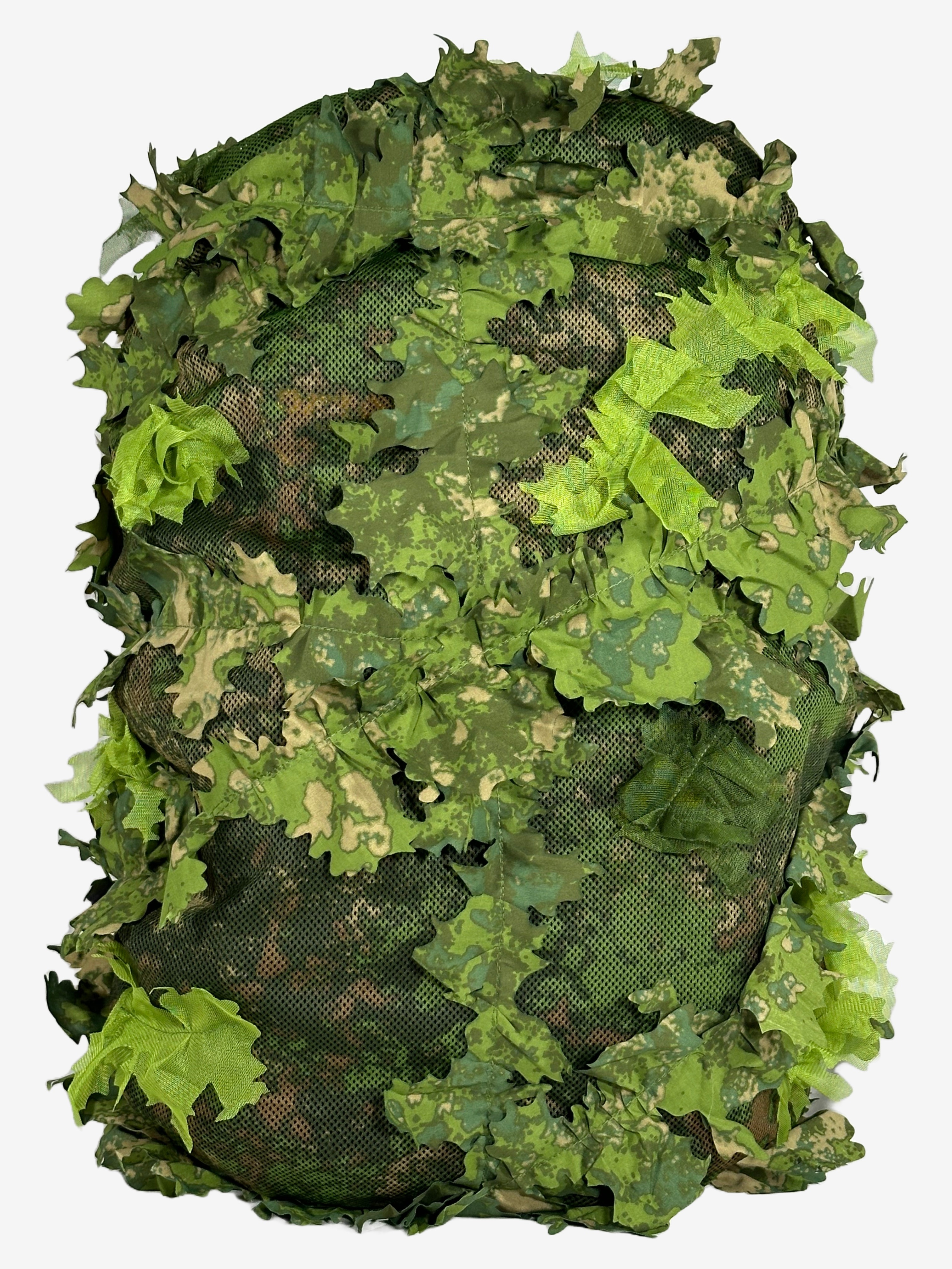 KMCS maskovací potah na batoh s 3D listy (M) – Next-Gen Green