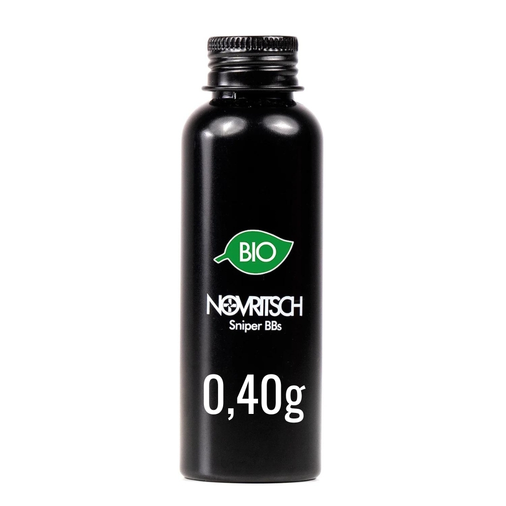 Novritsch SNIPER BBs Premium BIO kuličky 0,40g, 530 BBs - Bílá
