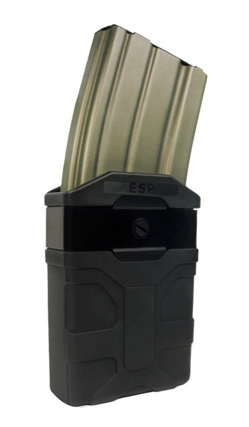 Levně ESP Rotační pouzdro na zásobník M16 / M4 / AR15 (NATO standard 5.56) + molle úchyt