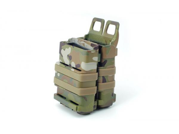 FMA plastová MOLLE sumka FastMag pro zásobník M4 / 5.56, 2 ks - MC