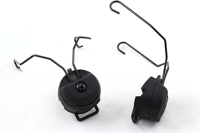 Levně FMA Rail adapter set na helmu pro headset SORDIN - černý