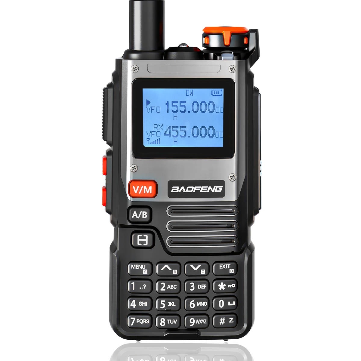 Vysílačka Baofeng UV-K61 Tri-band (AIR / VHF / UHF), USB-C - Černá