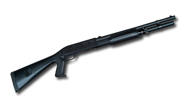 TM manuální brokovnice M3 SUPER 90, tříranná - Černá