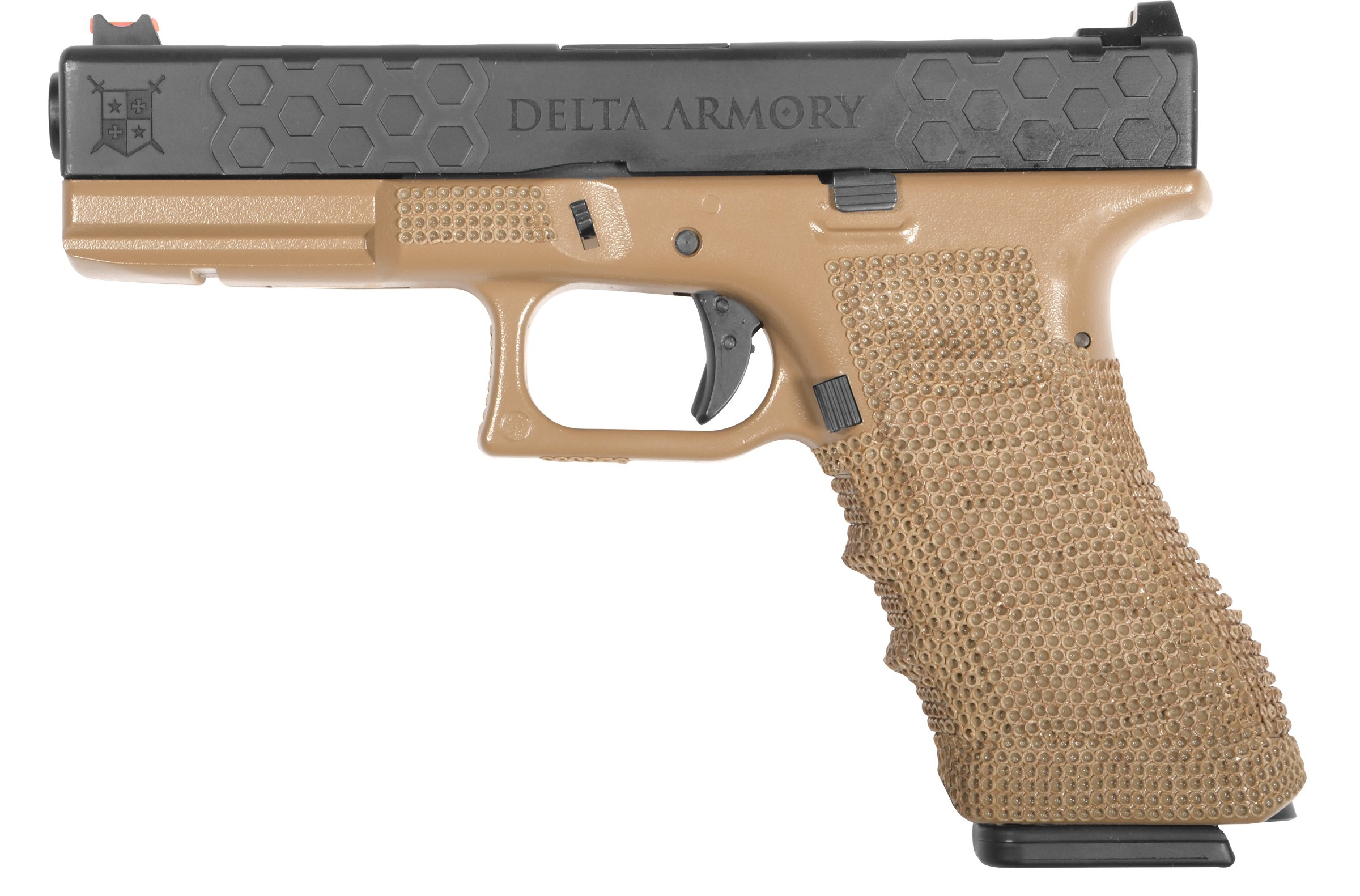 Delta Armory airsoftová pistole P03 GBB – Písková